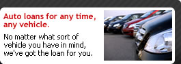 Auto loans for any time, any vehicle.